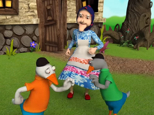 Жили у Бабуси Два Весёлых Гуся — Мультфильмы