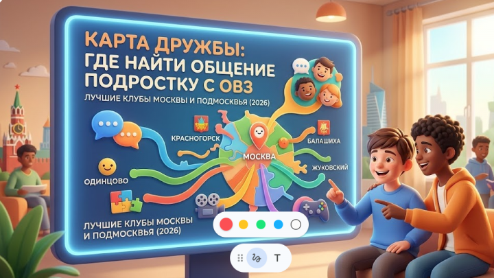 Клубы общения и центры социализации для подростков с ОВЗ