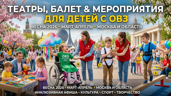 Куда сходить в апреле с ребенком ОВЗ