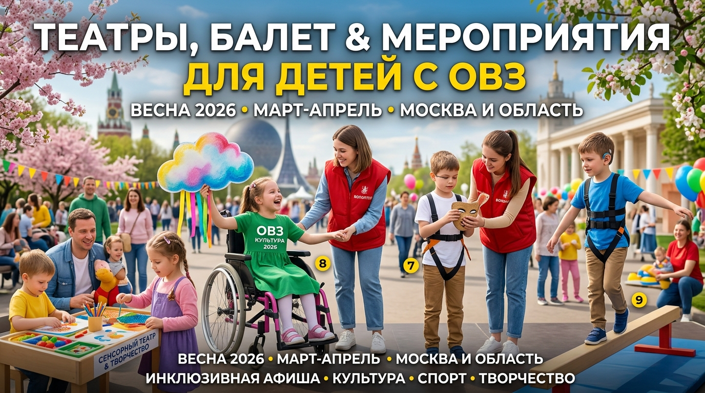 Куда сходить в апреле с ребенком ОВЗ