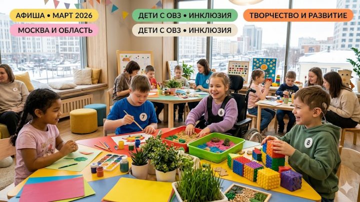 Афиша на мероприятия на март для детей с ОВЗ