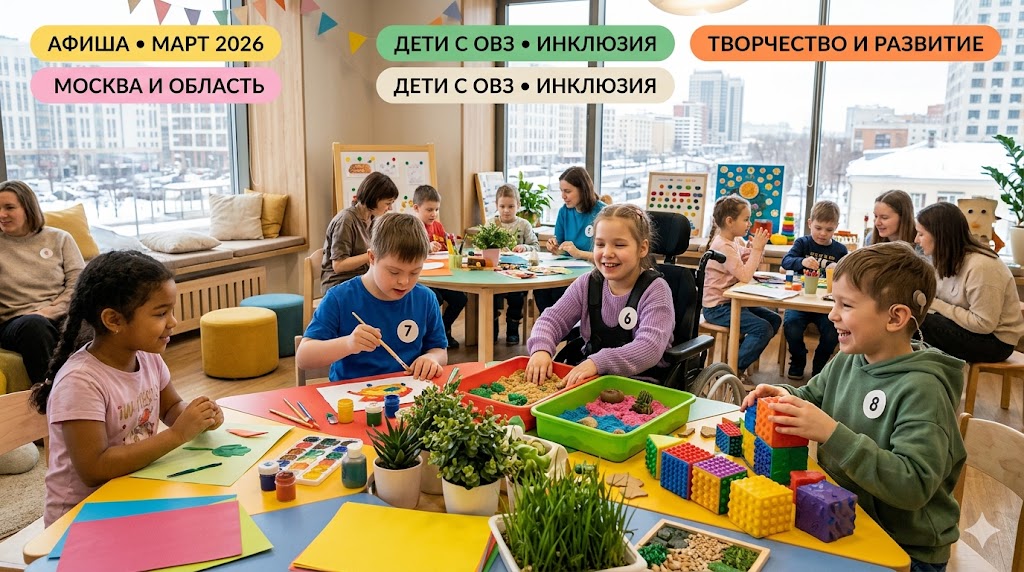 Афиша на мероприятия на март для детей с ОВЗ