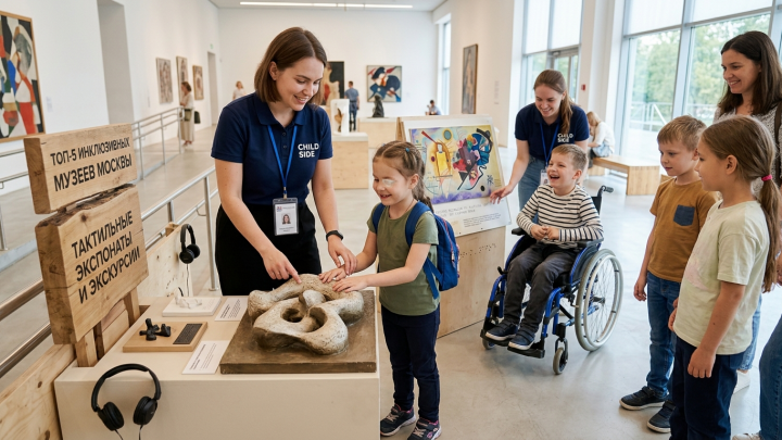 Инклюзивные музеи Москвы: Топ-5 площадок с тактильными экспонатами и особой атмосферой