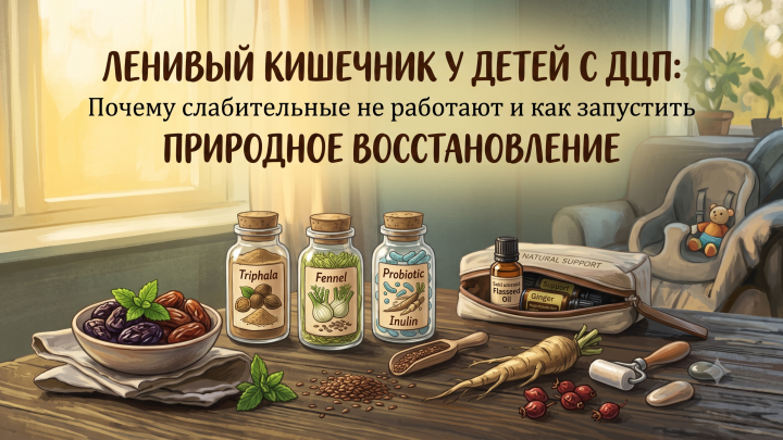 Хронические запоры у детей с ДЦП: почему слабительные не работают и как запустить ленивый кишечник